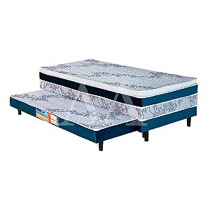 CAMA BOX D28 88X188X53 BELLABAHIA MARAU C/AUXILIAR C/PILLOW