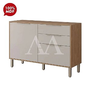 BALCAO MGM 2P 2G DIVINA ESPLENDIDA 120CM CINAMOMO/OFF WHITE