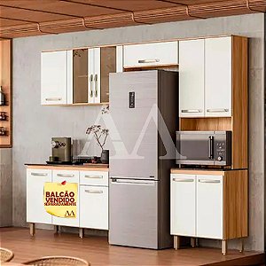 COZINHA NICIOLI FIT FREIJO / OFF WHITE CRISTAL