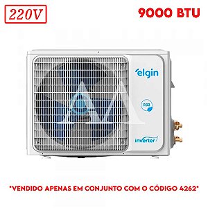 AR CONDICIONADO CONDENSADOR ELGIN SPLIT HIGH WALL ECO INVERTER II C/ WIFI 9000 BTU 220V