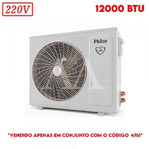 AR CONDICIONADO CONDENSADOR PHILCO SPLIT HI WALL ECO INVERTER PAC12FB 12000 BTU 220V