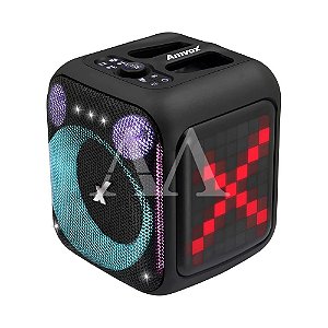 CAIXA DE SOM AMVOX AMPLIFICADORA ACA 410 NEON 410 WATS