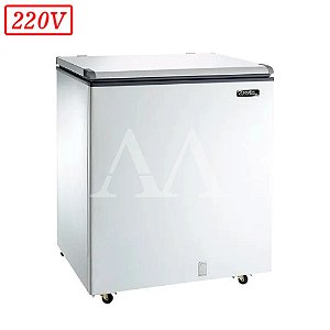 FREEZER CONSERVADOR ESMALTEC ECH250 HORIZONTAL 230L 220V BRANCO