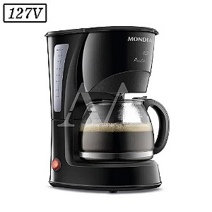 CAFETEIRA MONDIAL CN0120X 600W FILTRO 127V PRETO