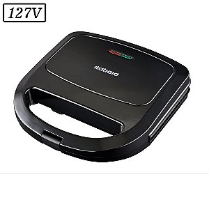 SANDUICHEIRA GRILL ITATIAIA ESSENCIAL 750W 127V PRETA