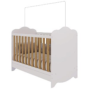 BERCO PEROBA PROVENCAL ACONCHEGO 3 EM 1 BRANCO BRILHO/AMENDOA