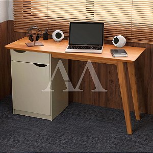 ESCRIVANINHA PATRIMAR PRISM 1G 1P OFF WHITE/CINAMOMO