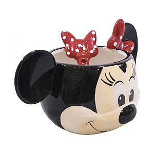 Canecas Porcelana Rosto Mickey E Minnie