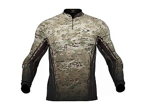 Camisa de Pesca Presa Viva - Camuflada 06