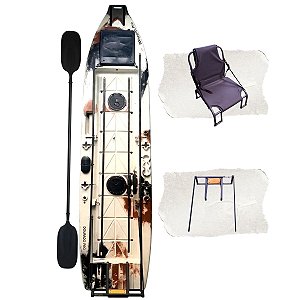 Caiaque Dourado Pró Cadeira Comfort - Caiaker