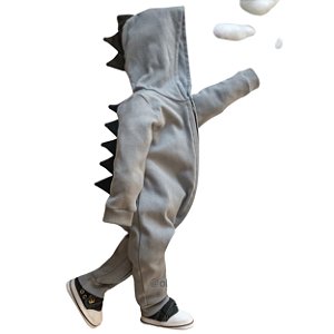 Macacão Dino Interativo Bebê M