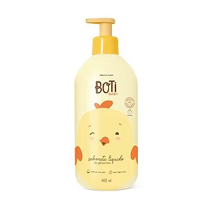 Sabonete Líquido Para Bebê de Glicerina Vegan Boti Baby 400ml
