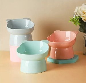 Comedouro Bebedouro Elevado Urcinho para Gatos e Cães