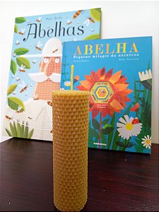 Vela de cera de abelha alveolada modelo 7 dias