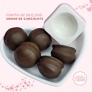 Forma de Silicone Sonho de Chocolate