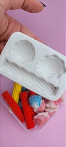 Formas de Silicone Balas de Gelatinas N°1