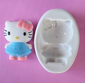 Forma de Silicone  Hello Kitty  Vestido
