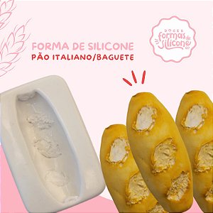 Forma de Silicone Pão Italiano/Baguete