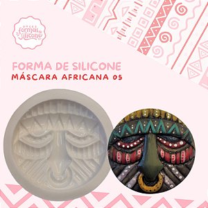 Forma de Silicone Mascara  Africana 5
