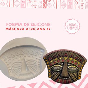 Forma de Silicone Mascara  Africana 7