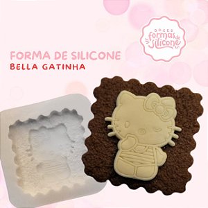 Forma de Silicone Bella Gatinha quadrada