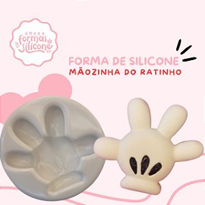 Forma de Silicone Mãozinha do Ratinho