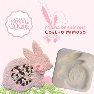 Forma de Silicone Coelho Mimoso