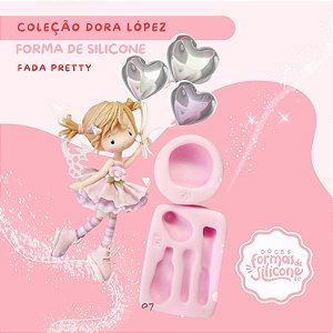 Forma de Silicone Fada Pretty