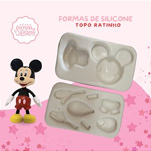 Forma de Silicone Topo Ratinho