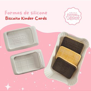 Formas de Silicone Chocolate Kinder Cards