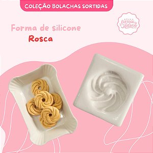 Forma de Silicone Bolachas Sortidas/Rosca