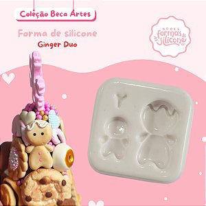 Forma de Silicone Ginger Duo