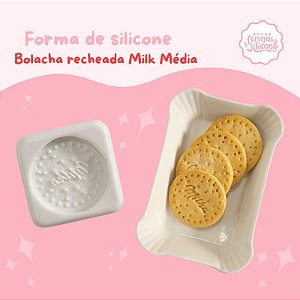 Forma de Silicone Bolacha Recheada M