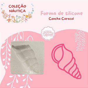 Forma de Silicone Concha Caracol