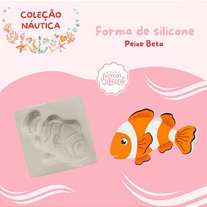 Forma de Silicone Peixe Beta