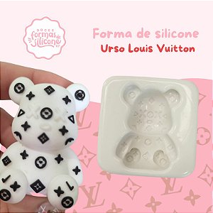 Forma de Silicone Urso Louis Vuitton