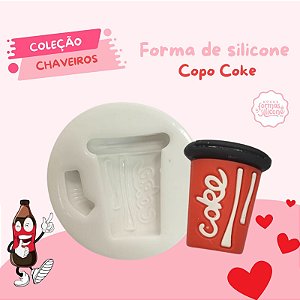 Forma de Silicone Copo Coke