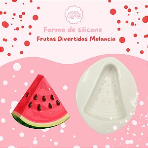 Forma de Silicone Frutas Divertidas Melancia