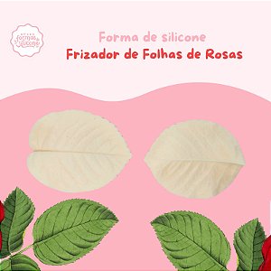 Forma de Silicone Frisador de Folhas de Rosa