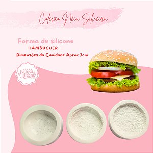 Molde de Silicone Hamburguer