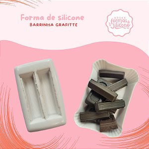 Molde de Silicone Barrinha Grafite