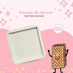 Molde de Silicone Textura Waffle