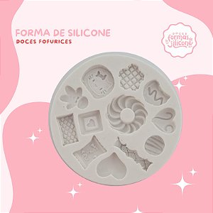 Molde de Silicone Doces Fofurices