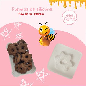 Molde de Silicone Pão de Mel Estrela