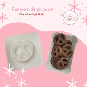 Molde de Silicone Pão de Mel Pretzel