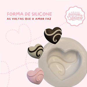 Molde de Silicone Voltas do Amor