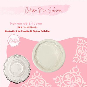 Molde de Silicone Prato Imperial