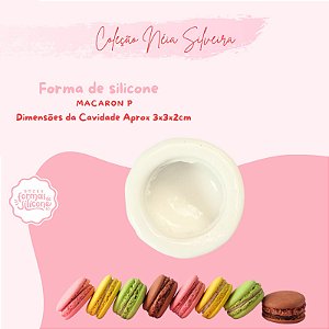 Molde de Silicone Macaron P