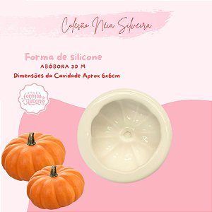 Molde de Silicone Abóbora 3D M