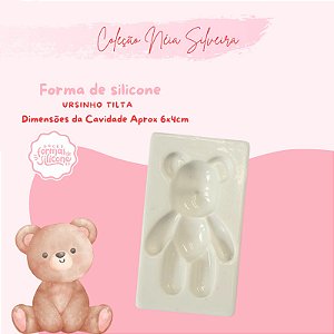 Molde de Silicone Ursinho Tilda